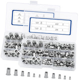 Maxbell 380x Metric Nut Assortment Hardware Rivet Nuts for Professional Machinery
