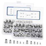 Maxbell 380x Metric Nut Assortment Hardware Rivet Nuts for Professional Machinery