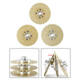Maxbell 10cm Diamond Cutting Grinding Disc Accessories for Ceramic Tile Professional Grit 45
