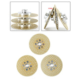Maxbell 10cm Diamond Cutting Grinding Disc Accessories for Ceramic Tile Professional Grit 45