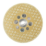 Maxbell 10cm Diamond Cutting Grinding Disc Accessories for Ceramic Tile Professional Grit 60