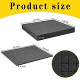 Maxbell 2Pcs Cube Sheet Foam Fixation for Tool Box Storage Drawer Pad Game Box 40cmx30cmx5cm