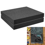 Maxbell 2Pcs Cube Sheet Foam Fixation for Tool Box Storage Drawer Pad Game Box 40cmx30cmx5cm