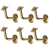 Maxbell 6Pcs Hand Rail Brackets for Stairs Hand Railing Building Banister Support