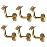 Maxbell 6Pcs Hand Rail Brackets for Stairs Hand Railing Building Banister Support