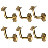 Maxbell 6Pcs Hand Rail Brackets for Stairs Hand Railing Building Banister Support