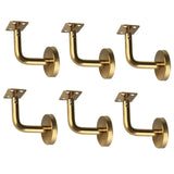 Maxbell 6Pcs Hand Rail Brackets for Stairs Hand Railing Building Banister Support