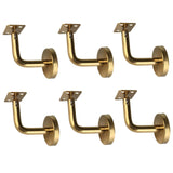 Maxbell 6Pcs Hand Rail Brackets for Stairs Hand Railing Building Banister Support