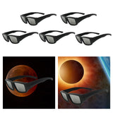 Maxbell Sun Observation Glasses Durable for Sun Viewing Eyewear Sun Viewing Glasses PP Bag Package 1pc