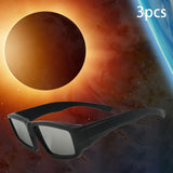 Maxbell Sun Observation Glasses Durable for Sun Viewing Eyewear Sun Viewing Glasses Box Package 3pcs
