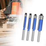 Maxbell Maxbell Flush Trim Router Bit Set High Hardness Softwood Trimming Tool 1/4inch Shank
