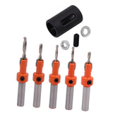 Maxbell Maxbell 5x Countersink Drill Bit 8mm with Limiter for Drilling Woodworking Carpentry