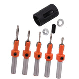 Maxbell Maxbell 5x Countersink Drill Bit 8mm with Limiter for Drilling Woodworking Carpentry