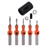 Maxbell Maxbell 5x Countersink Drill Bit 8mm with Limiter for Drilling Woodworking Carpentry