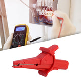 Maxbell Maxbell Alligator Clip Easy to Use Electrical Testing Replacement Test Clip for Auto Red