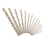 Maxbell Maxbell 13Pcs Cobalt Drill Bit Set 1/16 to 1/4 Car Cast Iron Garage Twist Drill Bit