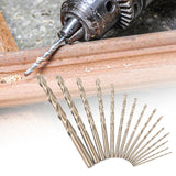 Maxbell Maxbell 13Pcs Cobalt Drill Bit Set 1/16 to 1/4 Car Cast Iron Garage Twist Drill Bit