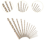 Maxbell Maxbell 13Pcs Cobalt Drill Bit Set 1/16 to 1/4 Car Cast Iron Garage Twist Drill Bit