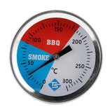 Maxbell BBQ Thermometer Gauge Round Cooking Temperature Gauge for Outdoor Grill Oven BX50