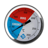 Maxbell BBQ Thermometer Gauge Round Cooking Temperature Gauge for Outdoor Grill Oven BX50