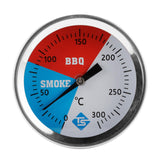 Maxbell BBQ Thermometer Gauge Round Cooking Temperature Gauge for Outdoor Grill Oven BX50