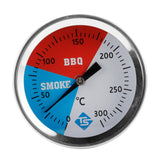 Maxbell BBQ Thermometer Gauge Round Cooking Temperature Gauge for Outdoor Grill Oven BX50