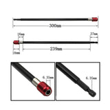 Maxbell Maxbell 3Pcs Impact Driver Extension Rod Portable Sturdy Drill Extension Bit Holder