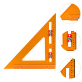 Maxbell Maxbell 2 in 1 Triangle Ruler Measuring Layout Tool for Industrial Workshop Drilling 320mmx320mm