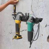 Maxbell Maxbell Angle Grinder Holder 2 Bay Angle Grinder Storage Rack for Polishers Wrenches