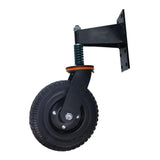 Maxbell Spring Loaded Gate Caster Heavy Duty Gate Wheel for Metal Gates Wooden Gates Black