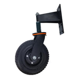 Maxbell Spring Loaded Gate Caster Heavy Duty Gate Wheel for Metal Gates Wooden Gates Black