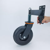 Maxbell Spring Loaded Gate Caster Heavy Duty Gate Wheel for Metal Gates Wooden Gates Black