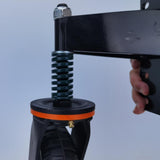 Maxbell Spring Loaded Gate Caster Heavy Duty Gate Wheel for Metal Gates Wooden Gates Black