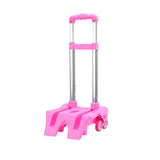 Maxbell Maxbell Backpack Trolley Portable Aluminum Alloy Hand Cart for Travel Office Camping Pink