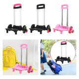 Maxbell Maxbell Backpack Trolley 6 Wheels Luggage Cart for Backpack Personal Travel Children Red