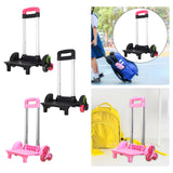Maxbell Maxbell Backpack Trolley 6 Wheels Luggage Cart for Backpack Personal Travel Children Red
