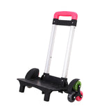 Maxbell Maxbell Backpack Trolley 6 Wheels Luggage Cart for Backpack Personal Travel Children Red