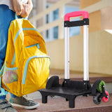 Maxbell Maxbell Backpack Trolley 6 Wheels Luggage Cart for Backpack Personal Travel Children Red