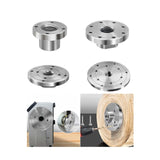 Maxbell Woodworking Machine Replaces Screw Mounting Holes Wood Lathe Faceplate Chuck 2inch