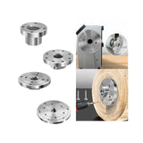 Maxbell Woodworking Machine Replaces Screw Mounting Holes Wood Lathe Faceplate Chuck 2inch