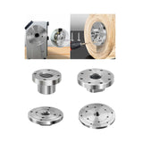 Maxbell Woodworking Machine Replaces Screw Mounting Holes Wood Lathe Faceplate Chuck 2inch