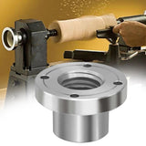 Maxbell Woodworking Machine Replaces Screw Mounting Holes Wood Lathe Faceplate Chuck 2inch