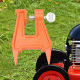 Maxbell Maxbell Chainsaw Sharpening Accessory Portable Woodworker Chainsaw Filing Stump Vise Orange