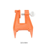 Maxbell Maxbell Chainsaw Sharpening Accessory Portable Woodworker Chainsaw Filing Stump Vise Orange