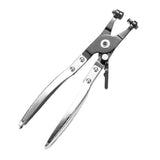Maxbell Maxbell Hose Clamp Pliers Nonslip Handle Swivel Flat Band Heavy Duty Hose Clamp Tool Uncovered Handle