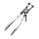 Maxbell Maxbell Hose Clamp Pliers Nonslip Handle Swivel Flat Band Heavy Duty Hose Clamp Tool Uncovered Handle