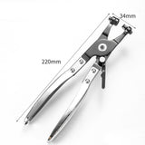 Maxbell Maxbell Hose Clamp Pliers Nonslip Handle Swivel Flat Band Heavy Duty Hose Clamp Tool Uncovered Handle