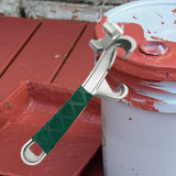 Maxbell Maxbell Bucket Opener Wrench Paint Can Lids Remover for Family Pp Barrel Garage Length 245mm Rubber Coating