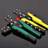 Maxbell Maxbell Electrical Wire Terminals Crimping Plier for DIY Project Sturdy Carbon Steel Yellow