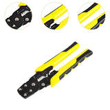 Maxbell Maxbell Electrical Wire Terminals Crimping Plier for DIY Project Sturdy Carbon Steel Yellow